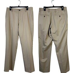 Adidas Climalite Khaki Golf Pants Men's 32x32 Tan Activewear Performance Outdoor